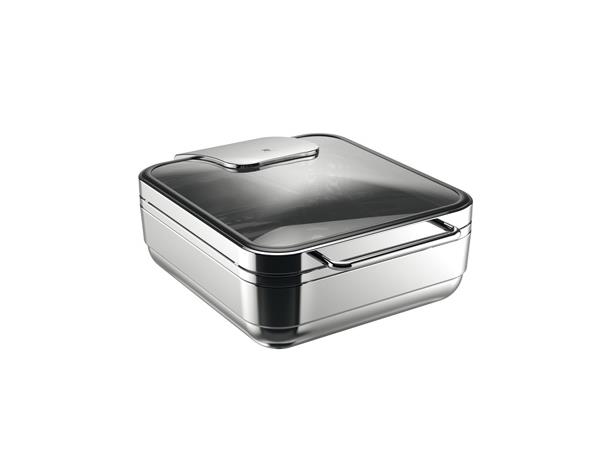 WMF Hot&Fresh Chafing Dish BASIC 2/3 Alle varmekilder. Med vippelokk i glass